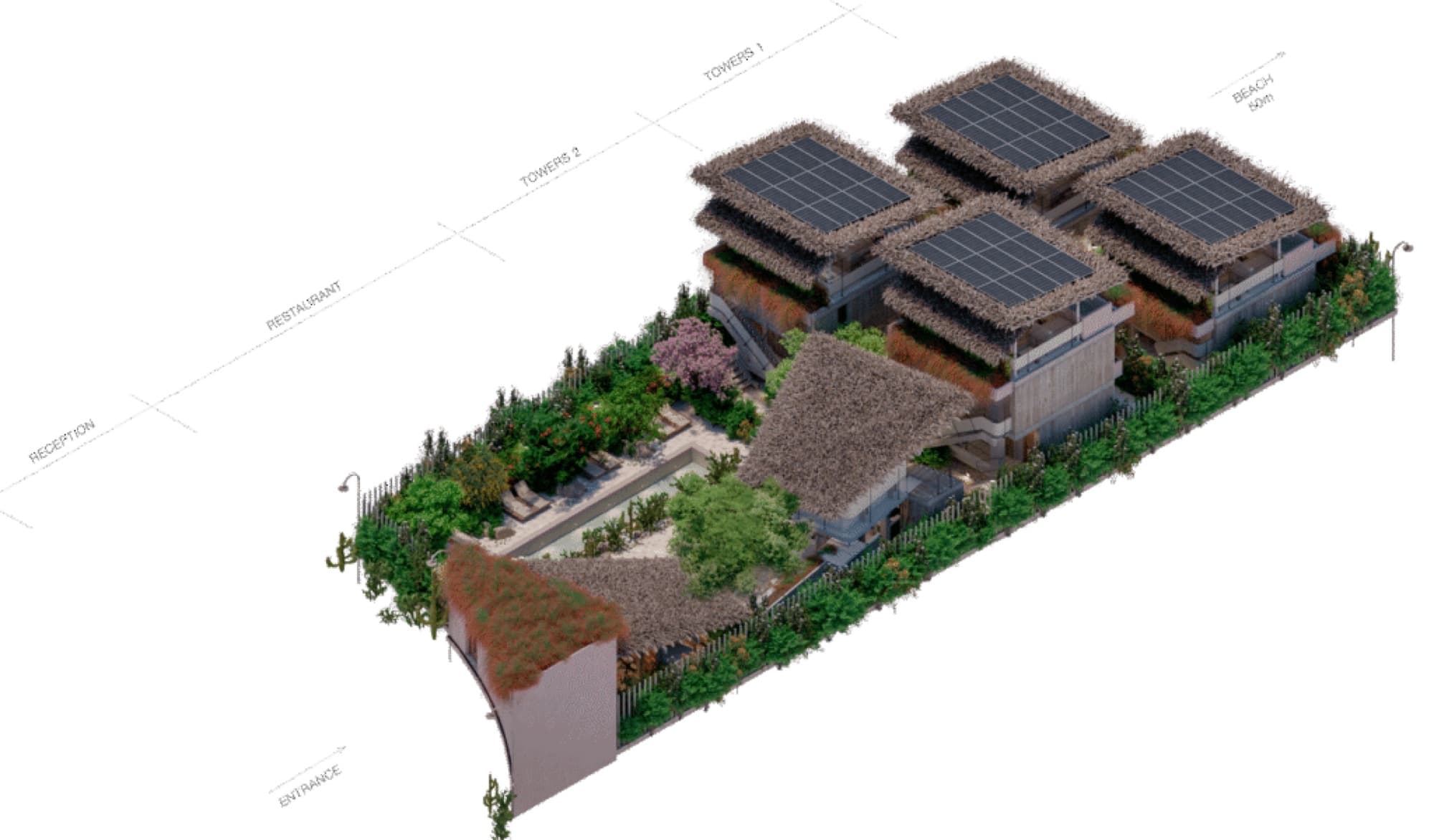 Atrio Masterplan — 3D render